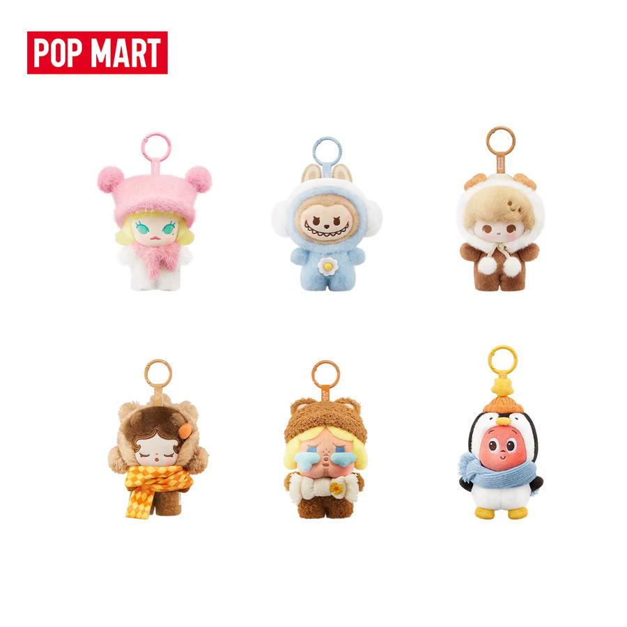 POP MART POP BEAN Fluffy & Cozy Serie, Plüsch-Anhänger Blind Box, 1-teiliges Set - Bild 2