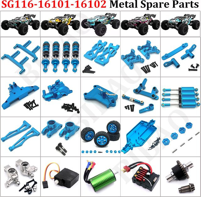 BIBAO Metall-Upgrade Teile, Zubehör, Blau - Bild 1