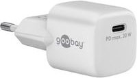 goobay USB-C Schnellladegerät Nano PD GaN 20 Watt in Weiß - Bild 1