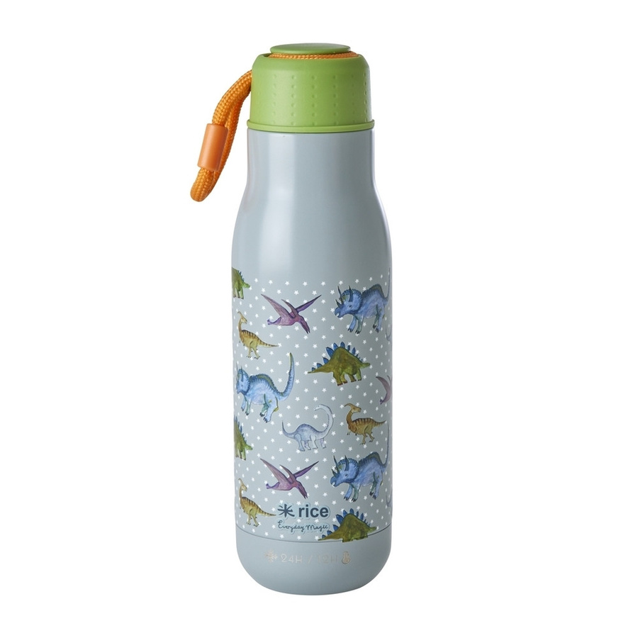 Rice Edelstahl Trinkflasche Dino 500ml - Bild 1