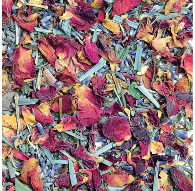 VBS Duftblütenmischung aus getrockneten Blüten mit Lavendel, Rose, Orange, Lemongras und Melisse - Bild 1