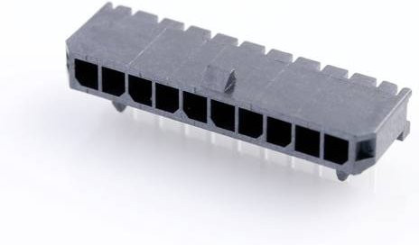Molex Einbau-Stiftleiste Standard 436501002 in Schwarz mit Goldkontakten - Bild 1