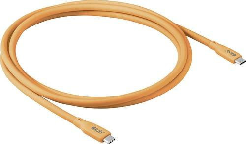 Club3D USB-C Kabel Orange CAC-3000 Länge: 2,00 m - Bild 1