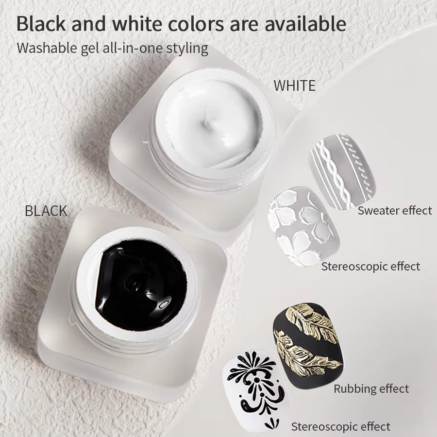 RSNAIL Gel Nagellack, White, Matt, 5g - Bild 2