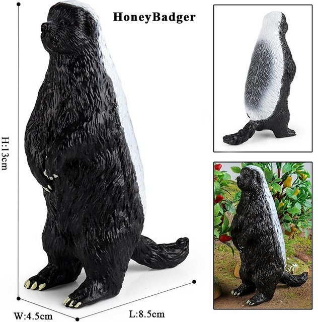 Oenux Simulation Honigdachs Mellivora Capensis Actionfiguren ab 3-6 Jahren - Bild 1