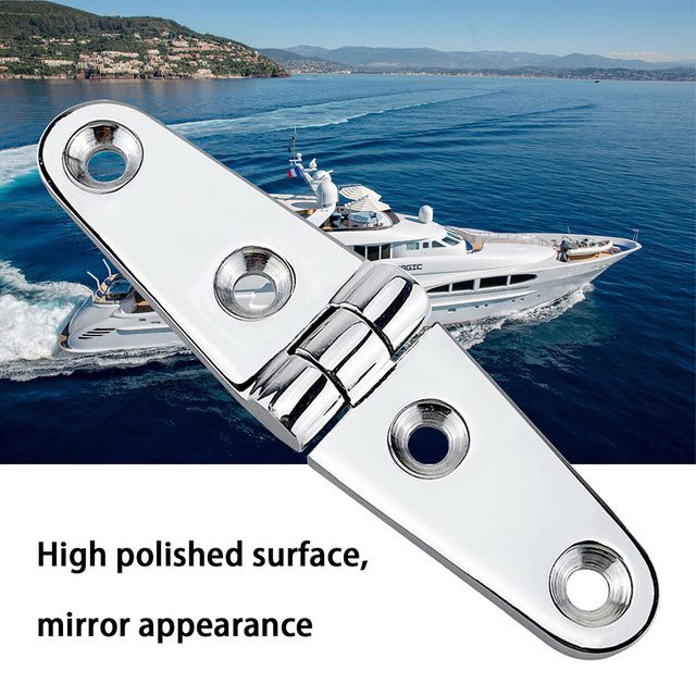 NIGHTKIST Bootsscharnier aus Edelstahl 316 für Schranktüren, Fenster und Marine-Yacht-Hardware - Bild 1