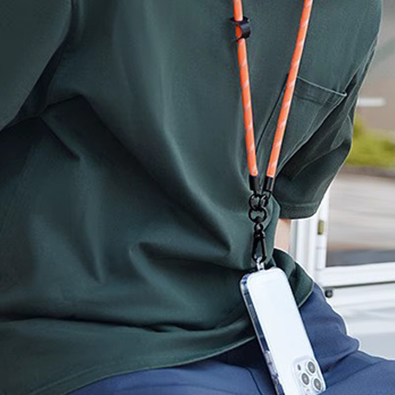 WSSHE Universal Handy Gurt Smartphone Lanyard Anti-Verlust Hängeband in Pink für iPhone - Bild 3