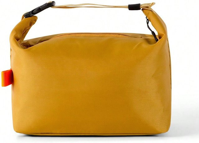 Isolierte Lunchbox-Tasche XYNN in Gelb, faltbare und tragbare Bento-Tasche für Büro und Schule mit großem Fassungsvermögen - Bild 1