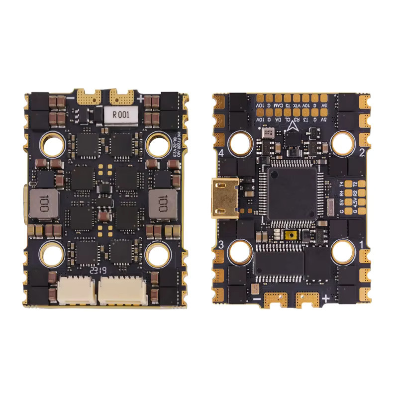 HAKRC F722 40A 2-6S 32-Bit AIO Flugcontroller mit Dual BEC in Schwarz für RC FPV Drohnen - Bild 2