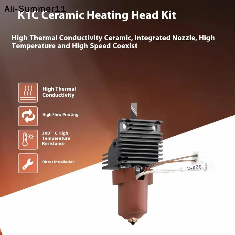 Creality A6L Hotend-Kit mit 0,4mm Düse und Keramik-Heizblock für K1C und K1 Max 3D-Drucker - Bild 3