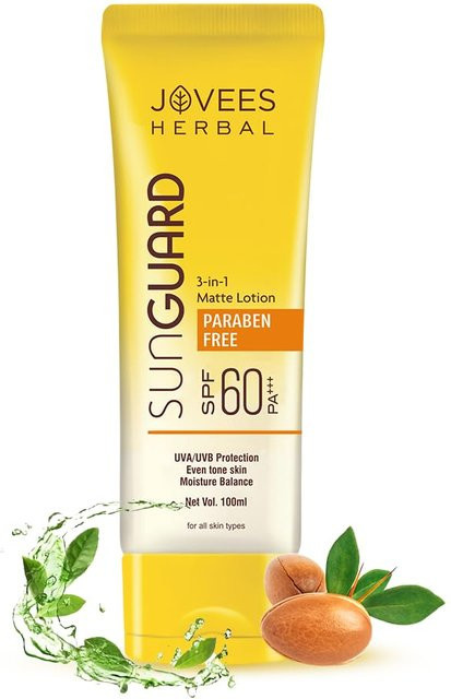 Jovees Herbal Sun Guard Lotion SPF 60, 100 ml, Unisex - Bild 1