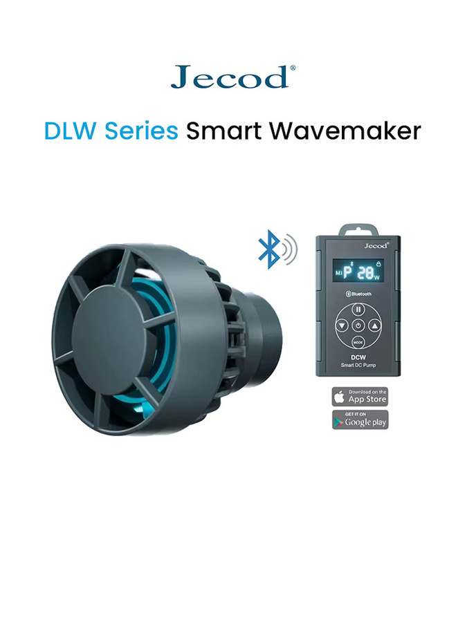 Jebao Jecod DLW-5/20 Bluetooth-Wellenpumpe für Aquarien mit App-Steuerung, DC Salzwasser-Wasserpumpe für dein Fischbecken - Bild 5