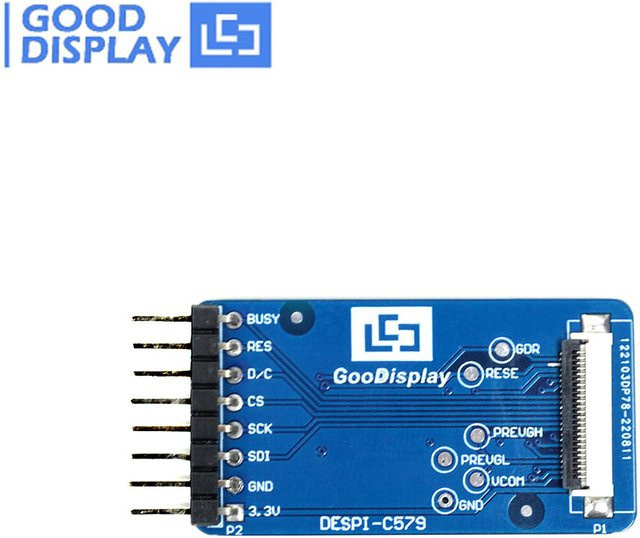Goodisplay HAT Connection Adapter Board für 5,79 Zoll E Ink Display DESPI-C579 in Blau - Bild 1