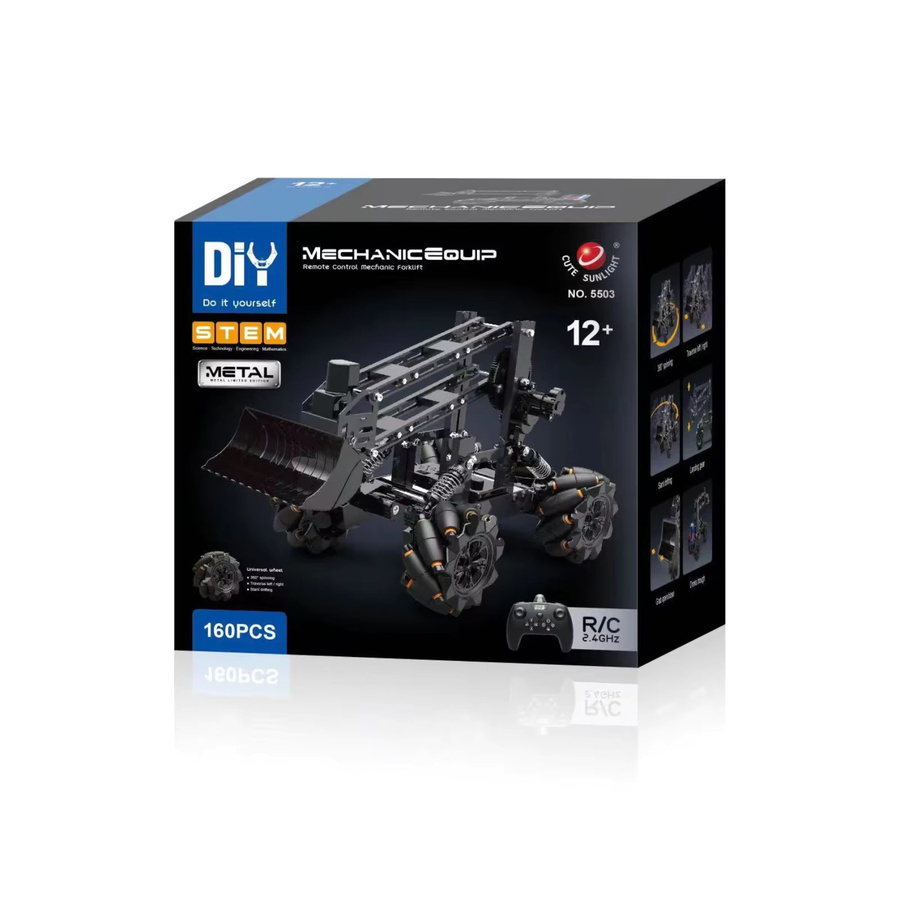 wishiot 2-in-1 DIY programmierbares ferngesteuertes Spielzeugauto, mit mechanischem Arm, Metall, ab 12 Jahren - Bild 2