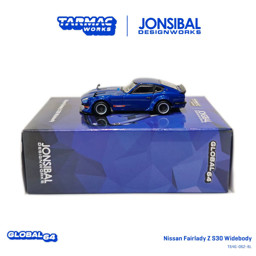 Tarmac Works Nissan Fairlady Z S30 Widebody Jonsibal Design, Diecast Auto Modell, 1:64, Blau - Bild 2