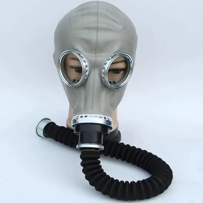 AnruiGe PROTECT Chemische Gas-Gummimaske für den Gesichtsschutz mit selbstansaugendem Filter für industrielle Sprühlackierungsarbeiten - Bild 1