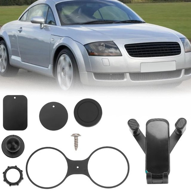 Handyhalterung und Navigationsständer für Audi TT MK1 8N (1999-2006) in Schwarz - Bild 1
