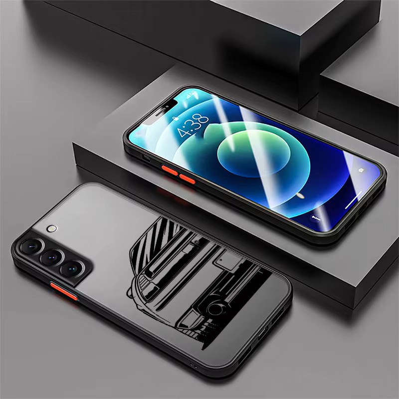Sportwagen Design Handyhülle für Samsung Galaxy S25 Ultra S24 S23 FE S22 S21 S20 Note 20 Plus in Multicolor - Bild 3