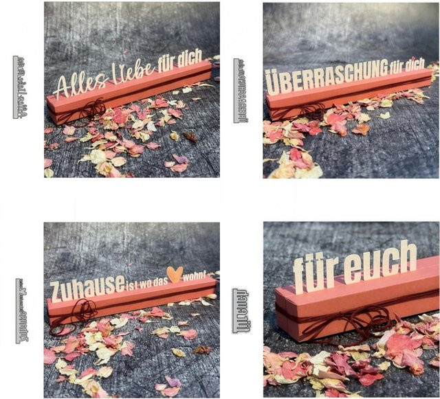 Metall-Stanzformen Zuhause Ist Wo Das Herz Wohnt in Silber für Scrapbooking, Kartenherstellung und DIY-Dekoration - Bild 1
