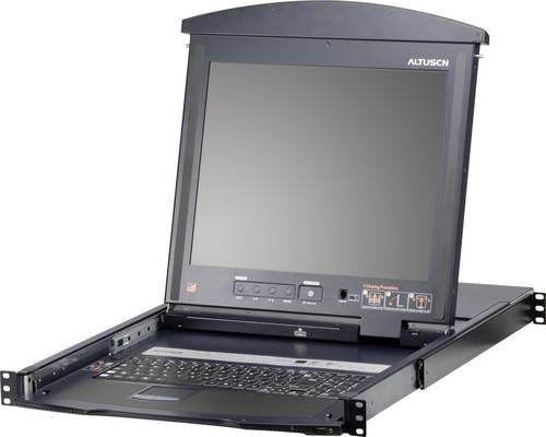 ATEN KL1508AN-AXA-XG 8 Port USB KVM-Konsole in Schwarz mit 1280 x 1024 Pixeln - Bild 1