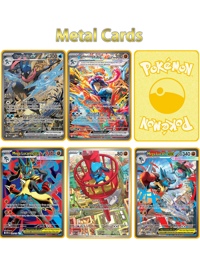 Bandai Pokémon Metallkarte, Einzelfigur, Fantasy, Bunt / Mehrfarbig, Englisch - Bild 3