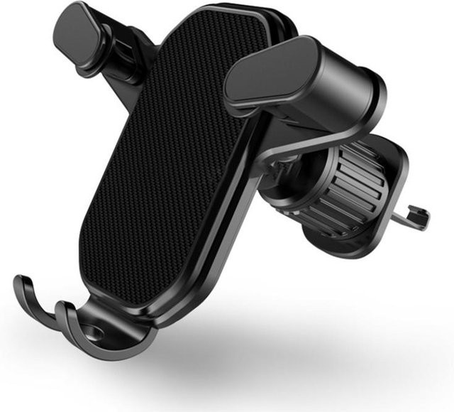 SEAMETAL Automatische Handy-Halterung für die Lüftung mit Schwerkraft-Funktion und GPS-Unterstützung, Schwarz - Bild 1