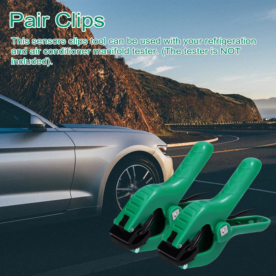 KKMOON Handheld Sensoren Clips für Temperaturmessung und Klimaanlagen-Inspektion, Grün - Bild 2