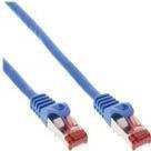 InLine Patch-Kabel CAT 6 RJ-45 auf RJ-45 SFTP PiMF Ethernet LAN Blau 2,0 m (40er Pack) - Bild 1