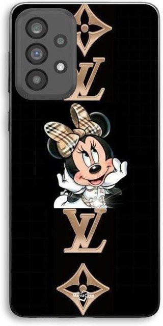 Handyhülle MANIACASE für Samsung Galaxy A72 aus Silikon TPU mit Minnie LV Motiv in Schwarz - Bild 1
