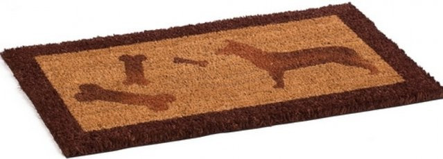 Fußmatte Dogs von Intergard aus Kokosfaser in Braun, B/T: 60 x 40 cm - Bild 1