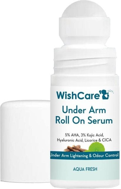 WishCare Achselhöhlen Roll-On Serum, 50 ml, Unisex, AHA, Kojisäure, Hyaluronsäure, CICA - Bild 1