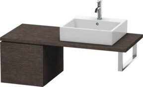 Duravit L-Cube Unterschrank in Braun mit einer Schublade, Wandmontage, B/T: 42 x 40 cm, Höhe: 54,7 cm - Bild 1