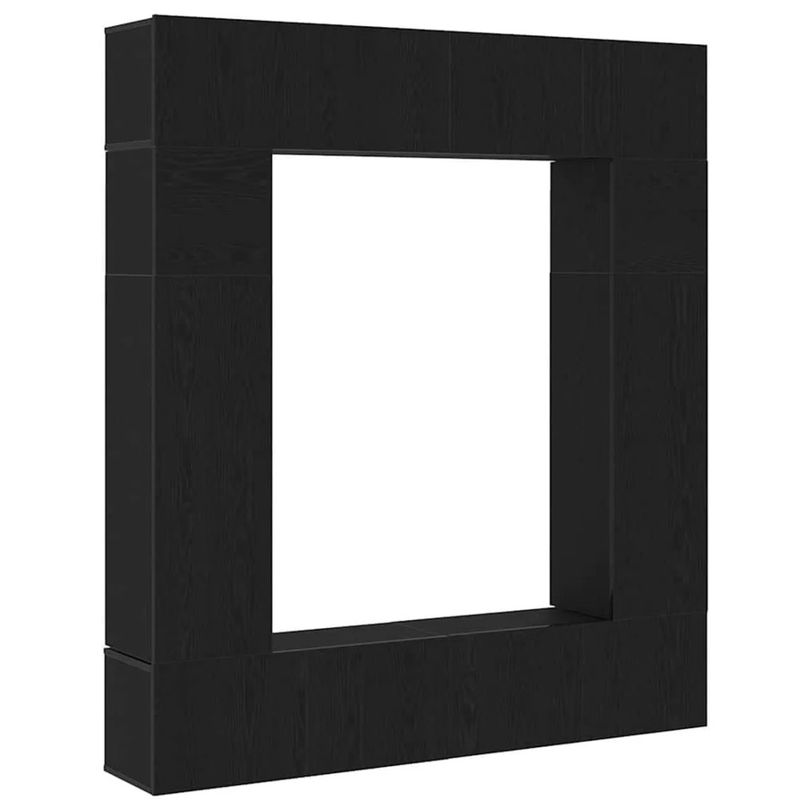 vidaXL TV-Schrankset 8-teilig Schwarz aus Holzwerkstoff für dein Wohnzimmer B/T/H: 80 x 30 x 30 cm - Bild 2