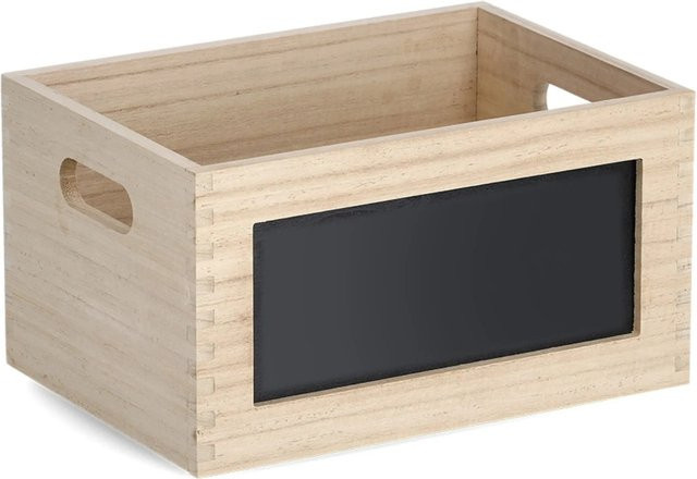 Zeller Allzweckkiste aus Holz in Natur, B/T/H: 24 x 14,5 x 28 cm - Bild 1