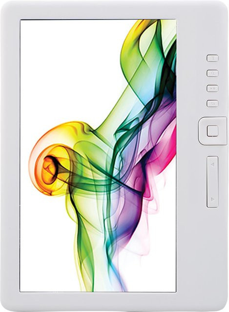 KaiSai E-Reader Type 2 mit 7 Zoll TFT-LCD Display in Weiß inklusive Displayschutzfolie, Schutzhülle und Kopfhörern - Bild 1