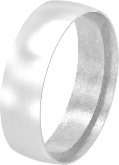FeNau Verbindungsring aus V2A Edelstahl für Rohr Ø 33,7 mm, Farbe Silber, matt geschliffen Korn 240 - Bild 1