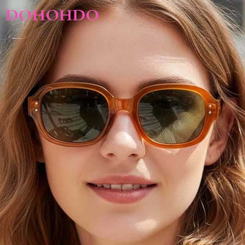 DOHOHDO Sonnenbrille, quadratisch, Vollrand, Damen, UV400 - Bild 2
