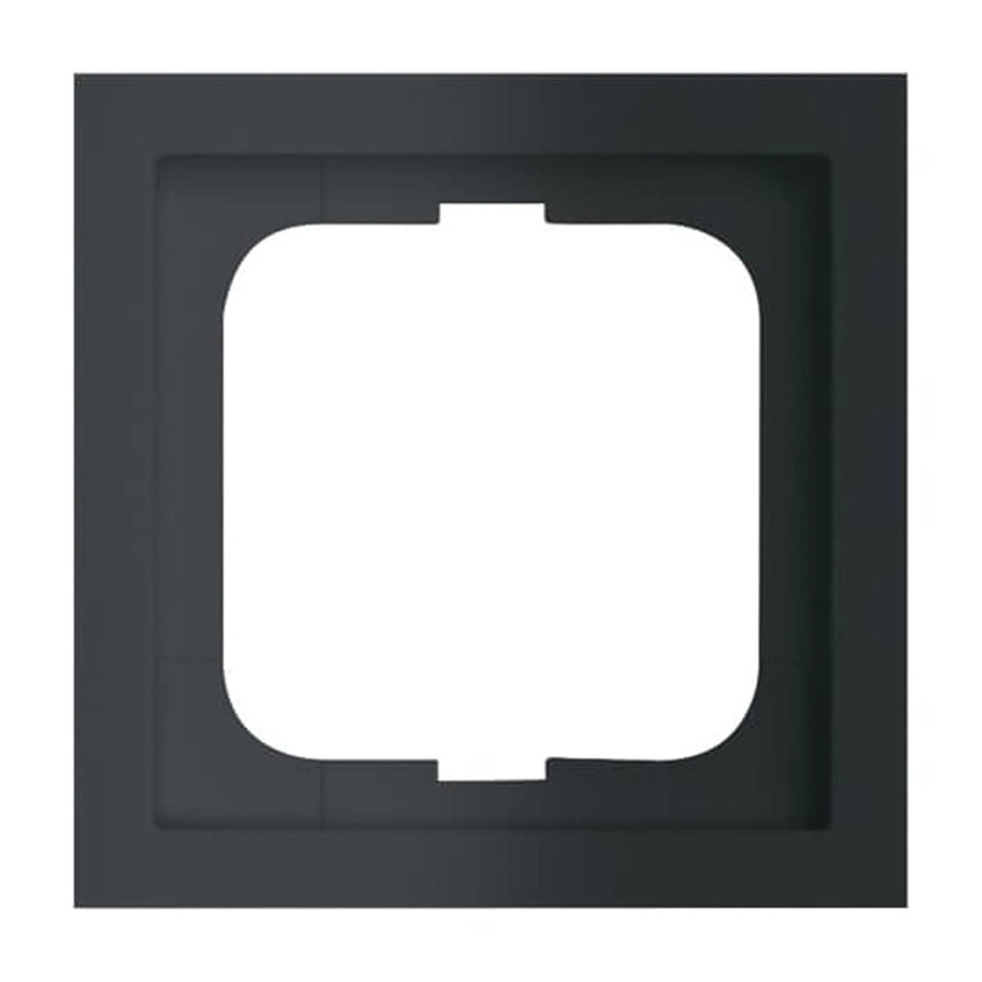 Busch-Jaeger Rahmen Future Linear 1-fach Schwarz Matt für Unterputzmontage - Bild 2