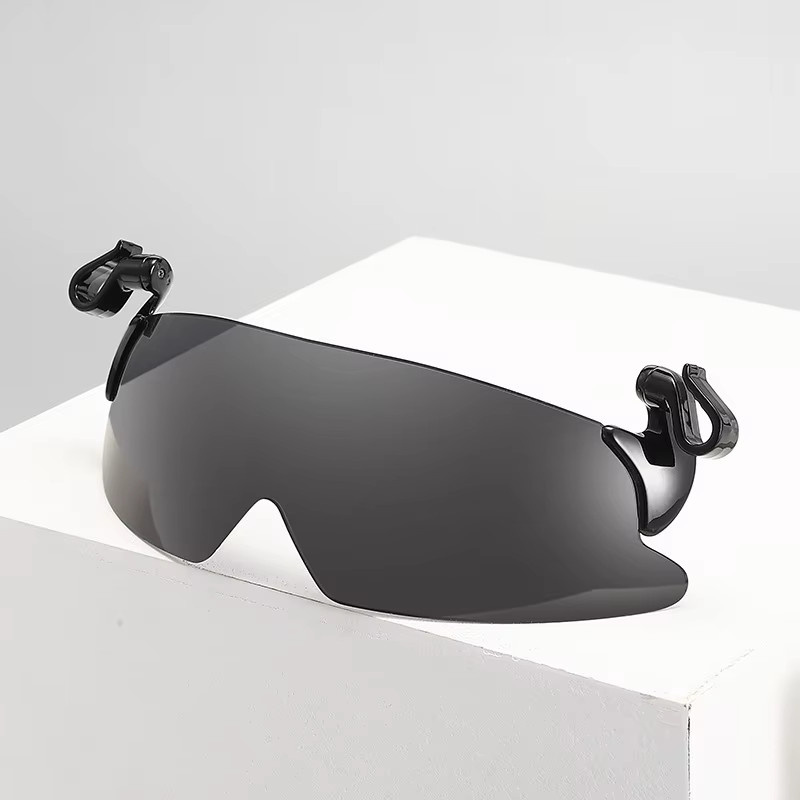 Glazzy Clip-on Sonnenbrille, black, Kunststoff - Bild 2