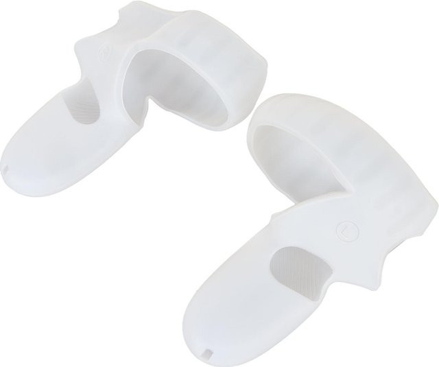 KONNWEI Bruchfeste Silikon-Schutzhülle für Quest 2 VR Controller, vollständige Griffabdeckung in Weiß - Bild 1