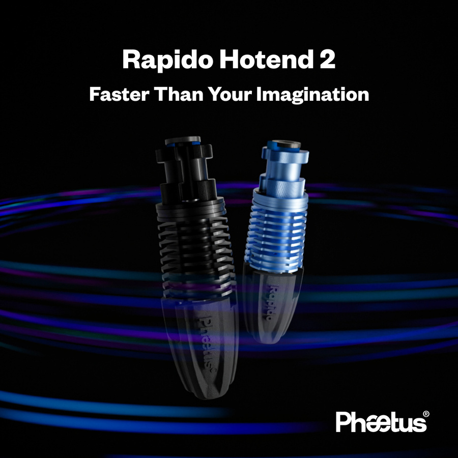 Trianglelab Phaetus Rapido Hotend v2 High Flow 104GT-2/PT1000 für FDM-Drucker wie Voron, DDE, DDB, Ender3 V2 und CR10 V3 - Bild 4
