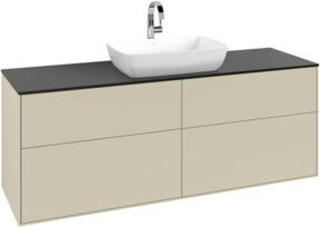V&B Waschtischunterschrank Finion in Lackoptik, Breite: 160 cm, Tiefe: 50,1 cm - Bild 1