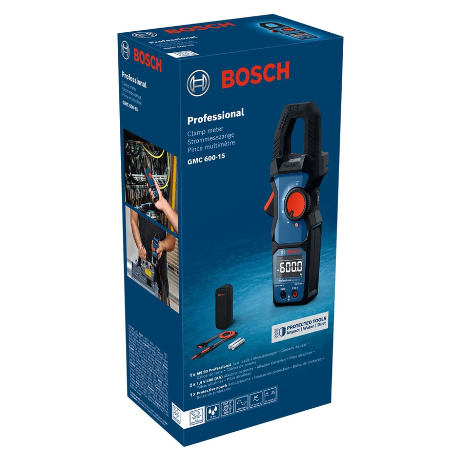 Bosch Professional Strommesszange GMC 600-15 in Blau und Schwarz - Bild 3
