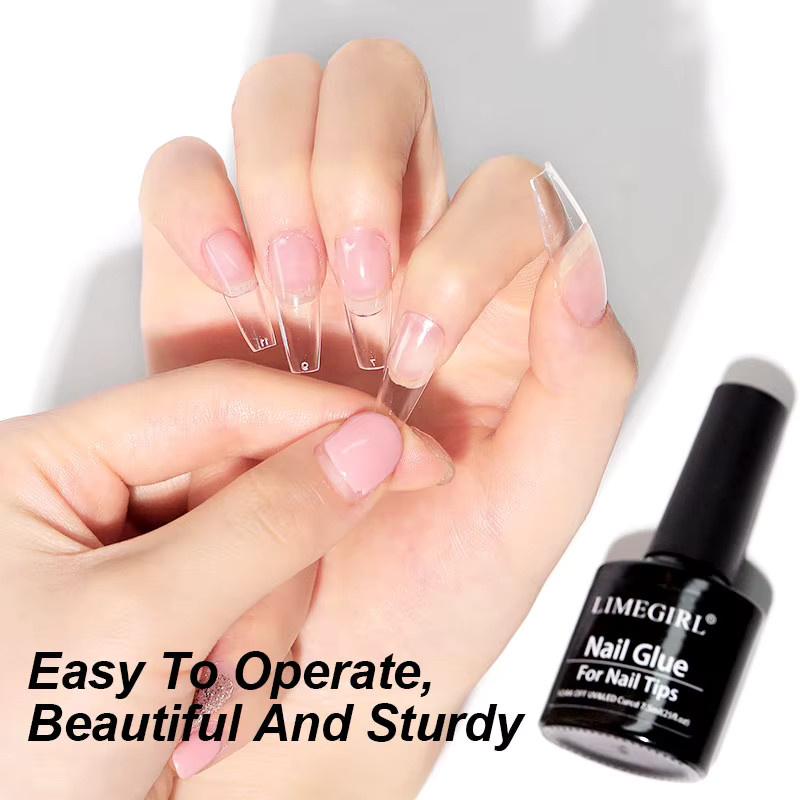 LIMEGIRL Nagelspitzen-Klebegel, 7,5 ml, Transparent - Bild 2