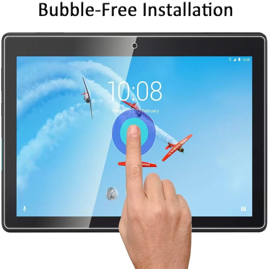 2er-Set gehärtete Glas Displayschutzfolie für Lenovo Tab M10 TB-X605F X505F 10,1 Zoll, transparent und kratzfest - Bild 4