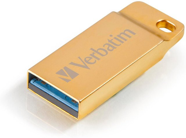 Verbatim Metal Executive USB-Stick 16 GB Gold USB 3.2 Gen 1 - Bild 1
