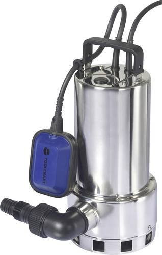 TOOLCRAFT TO-9825720 Schmutzwasser-Tauchpumpe in Silber mit 18500 l/h Förderleistung und 8m Förderhöhe - Bild 1