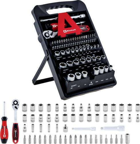 Einhell Bit-Set 61-teilig aus Edelstahl in Multicolor mit Schlitz, PH und PZ sowie T-Profil - Bild 1
