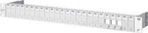 BTR NETCOM Patchfeld Modul 24Port Ethernet/LAN 1HE in Weiß RAL7035 leer TN MPP24-7035-leer - Bild 1