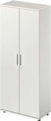 Proplana Flügeltürenschrank Pure in Lichtgrau, abschließbar mit 5 Ordnerhöhen, Breite: 80 cm - Bild 1